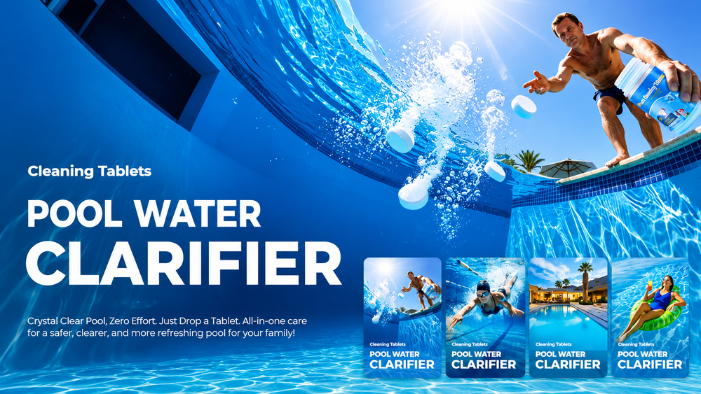 πββοΈ Pool Cleaning Tablets for Crystal Clear Water β Drop, Dissolve, Dive In! πβ¨